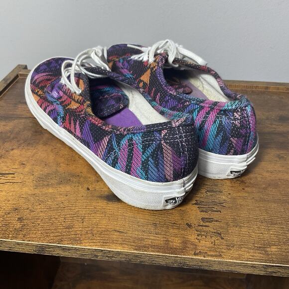 VANS Sneakers TC6D Lace-up Skateboard Shoes Multicolor Tribal - Men 7.5 Women 9 - Picture 6 of 9